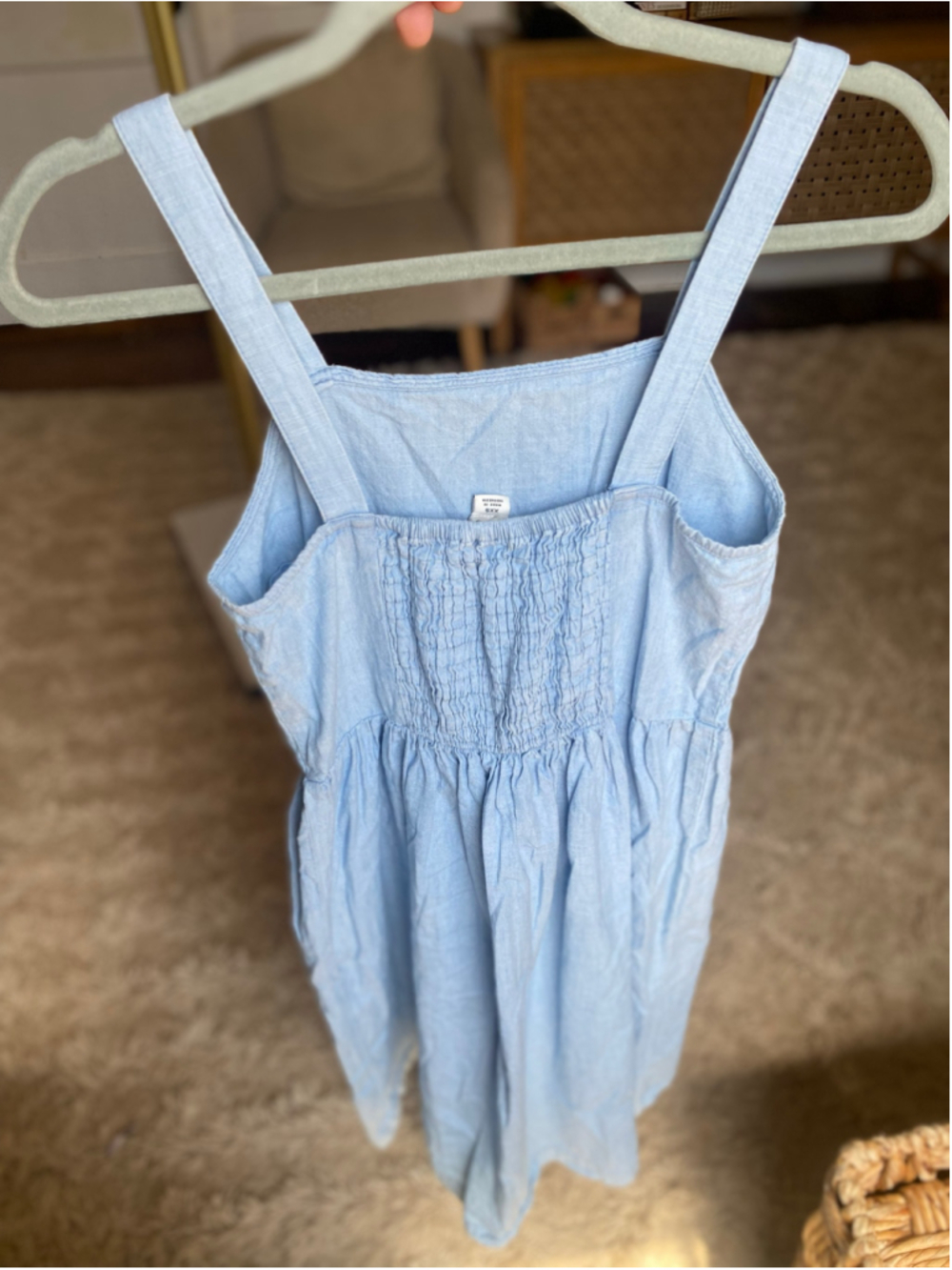 J. Crew Light Blue Mini Sundress - Picture 3 of 8